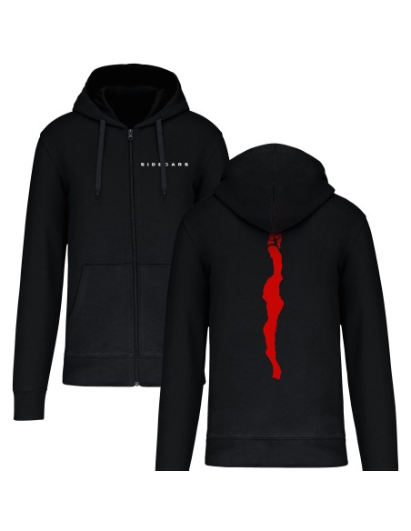 Sudadera con cremallera "Logo" + "Everest" trasera